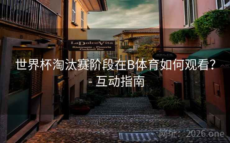 世界杯淘汰赛阶段在B体育如何观看？ - 互动指南
